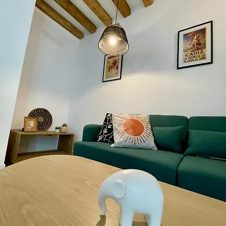 公寓 Gatu Premium Galeona, Con Terraza Privada Chillout 加的斯