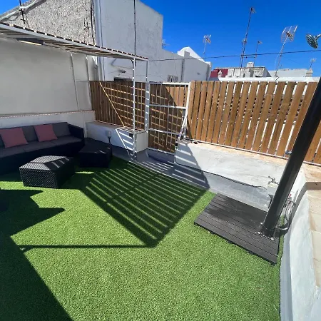 公寓 Gatu Premium Galeona, Con Terraza Privada Chillout 加的斯